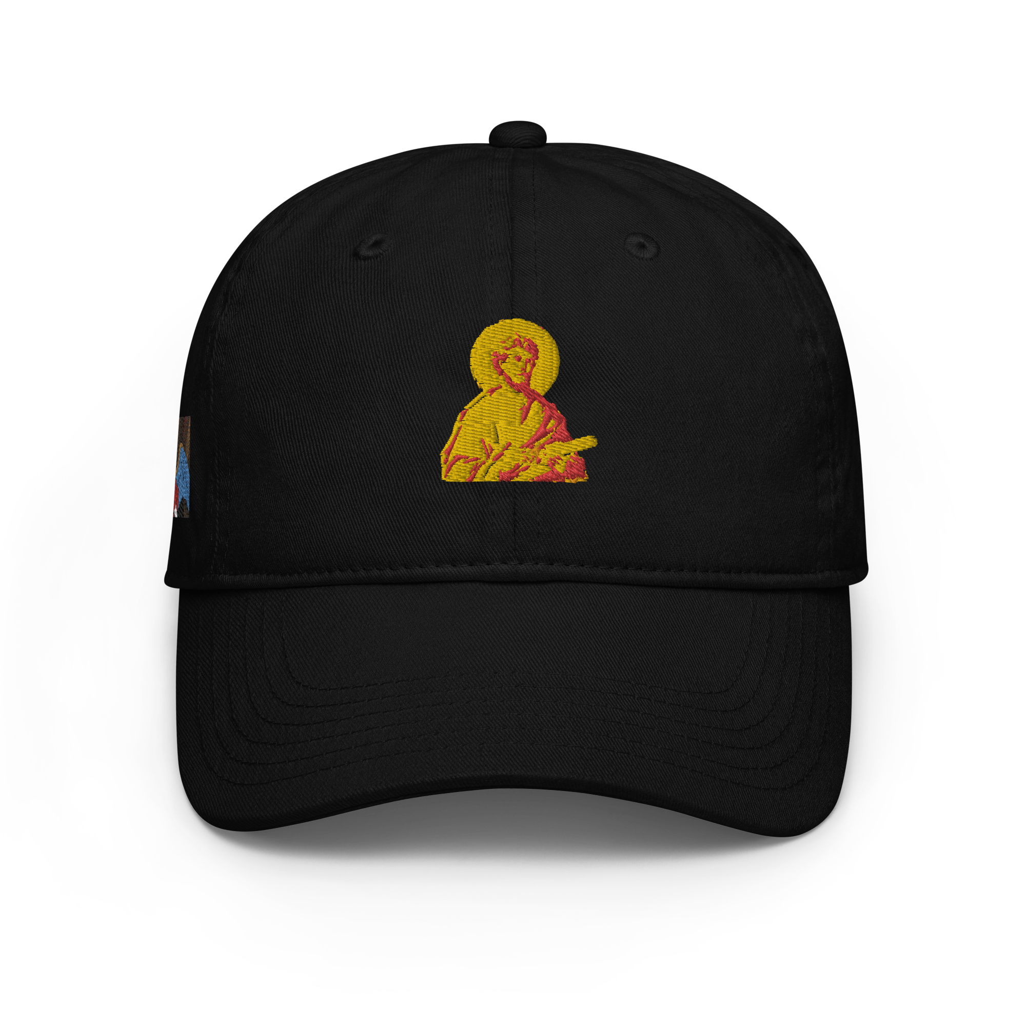 champion-dad-hat-black-front-6707f0d6542b0